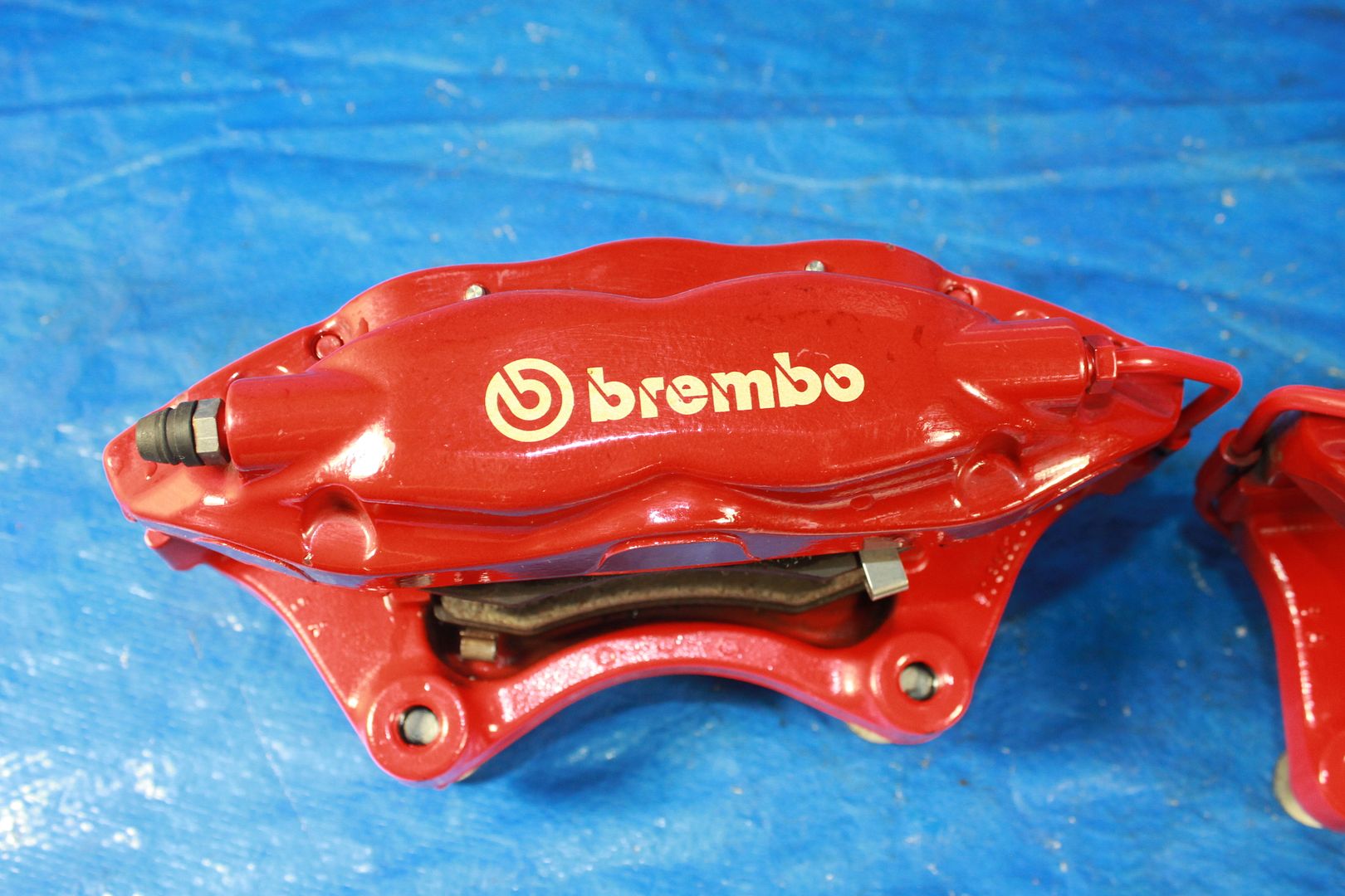 1517 DODGE CHALLENGER HELLCAT REAR BREMBO BRAKE CALIPERS SET PAIR LH